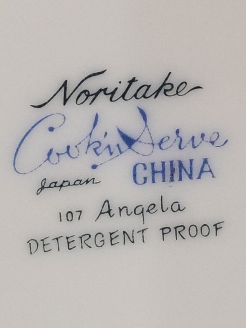 Noritake Cook'n Serve China 8 oz. Creamer, Angela pattern, EUC - Picture 11 of 13